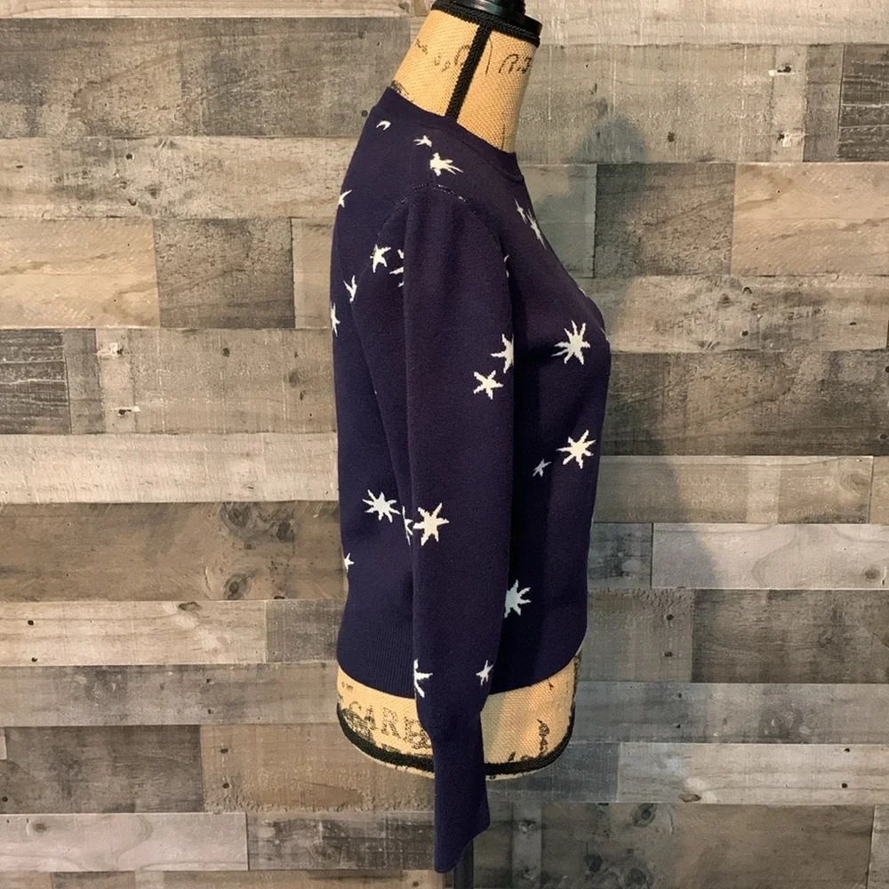 Free Assembly Navy Blue Star Sweater - Picture 3 of 16